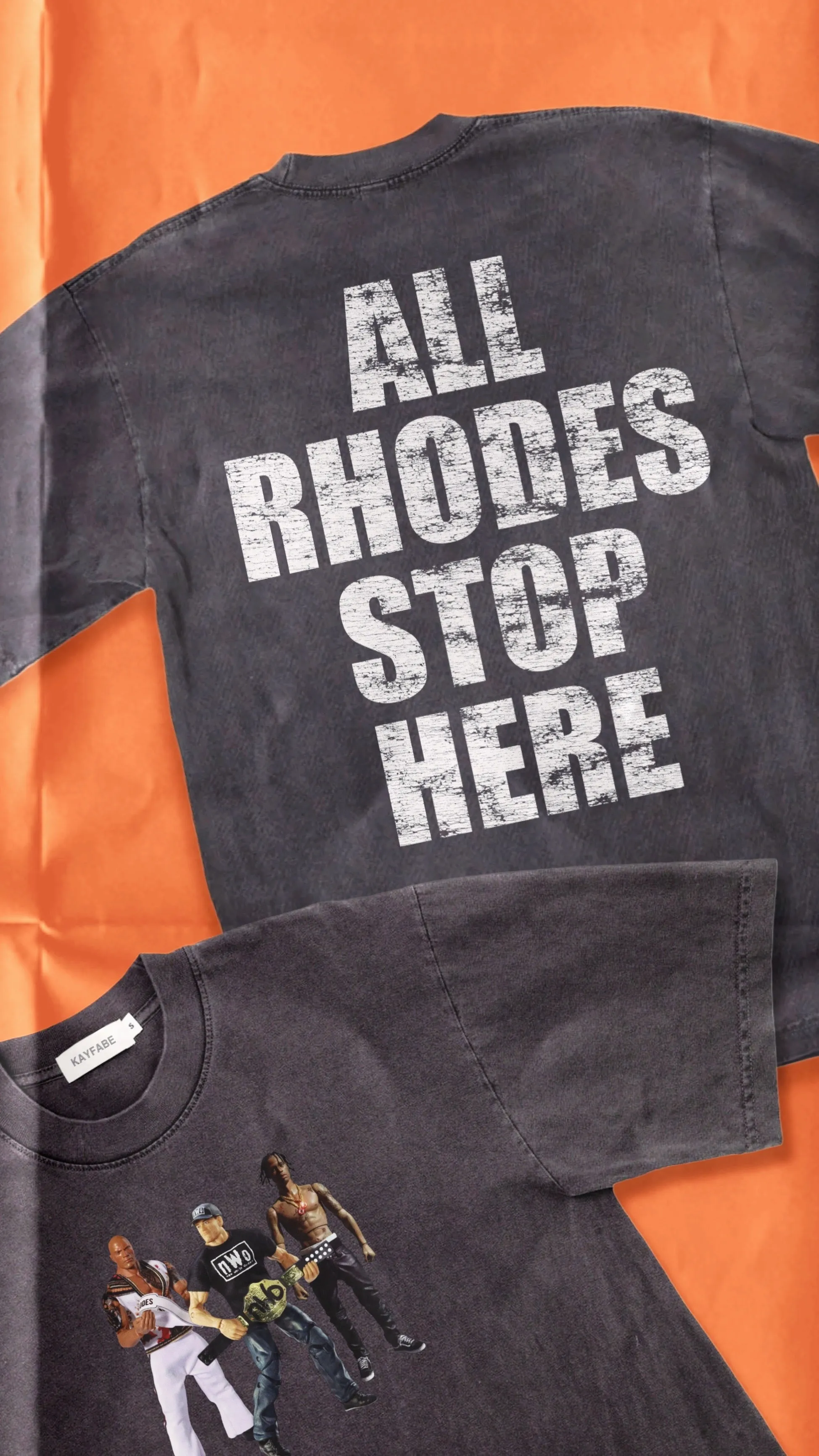 NWO 2.0 Enzyme Washed Tee sold by Petals and Peacocks product image thumbnail 3