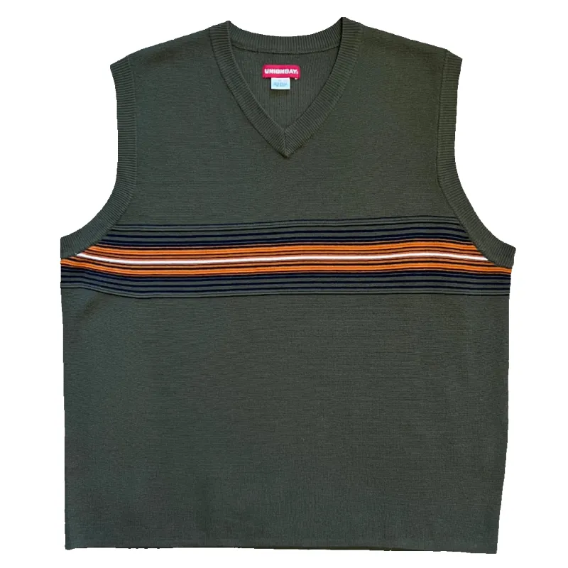 Union Bay Green Knit Vest made by Petals and Peacocks