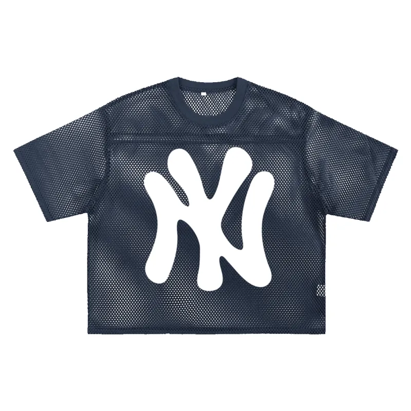 NY Mesh Tee sold by Petals and Peacocks