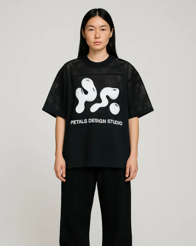 PDS-001: Mesh Jersey sold by Petals and Peacocks