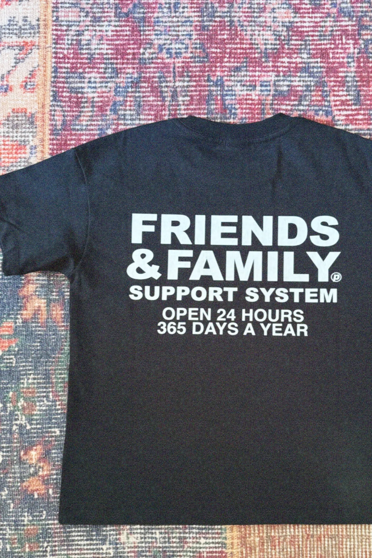 F&F Tee in Black sold by Petals and Peacocks product image thumbnail 3