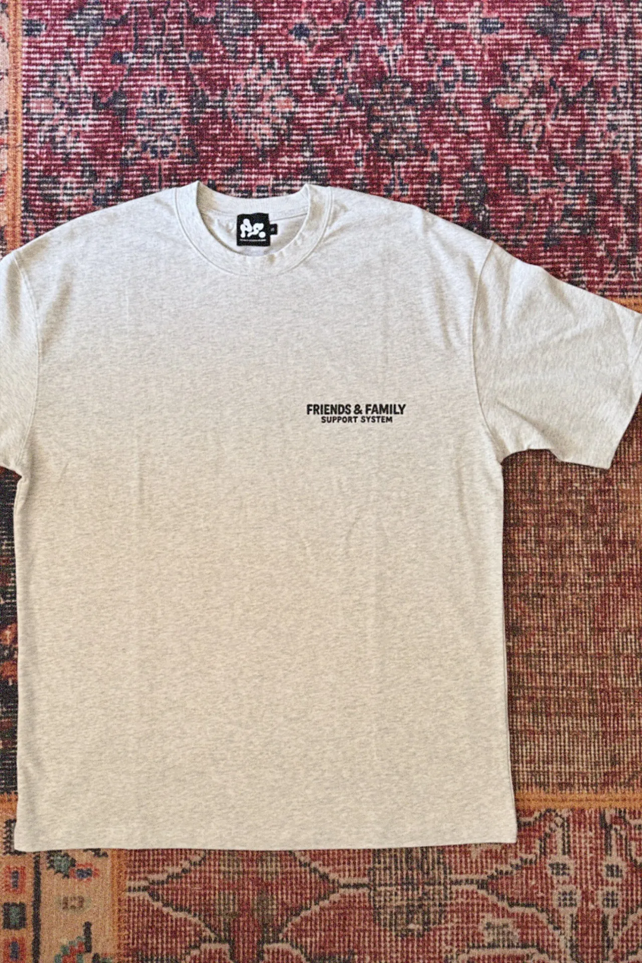 F&F Shop Tee in Ash Grey sold by Petals and Peacocks product image thumbnail 4