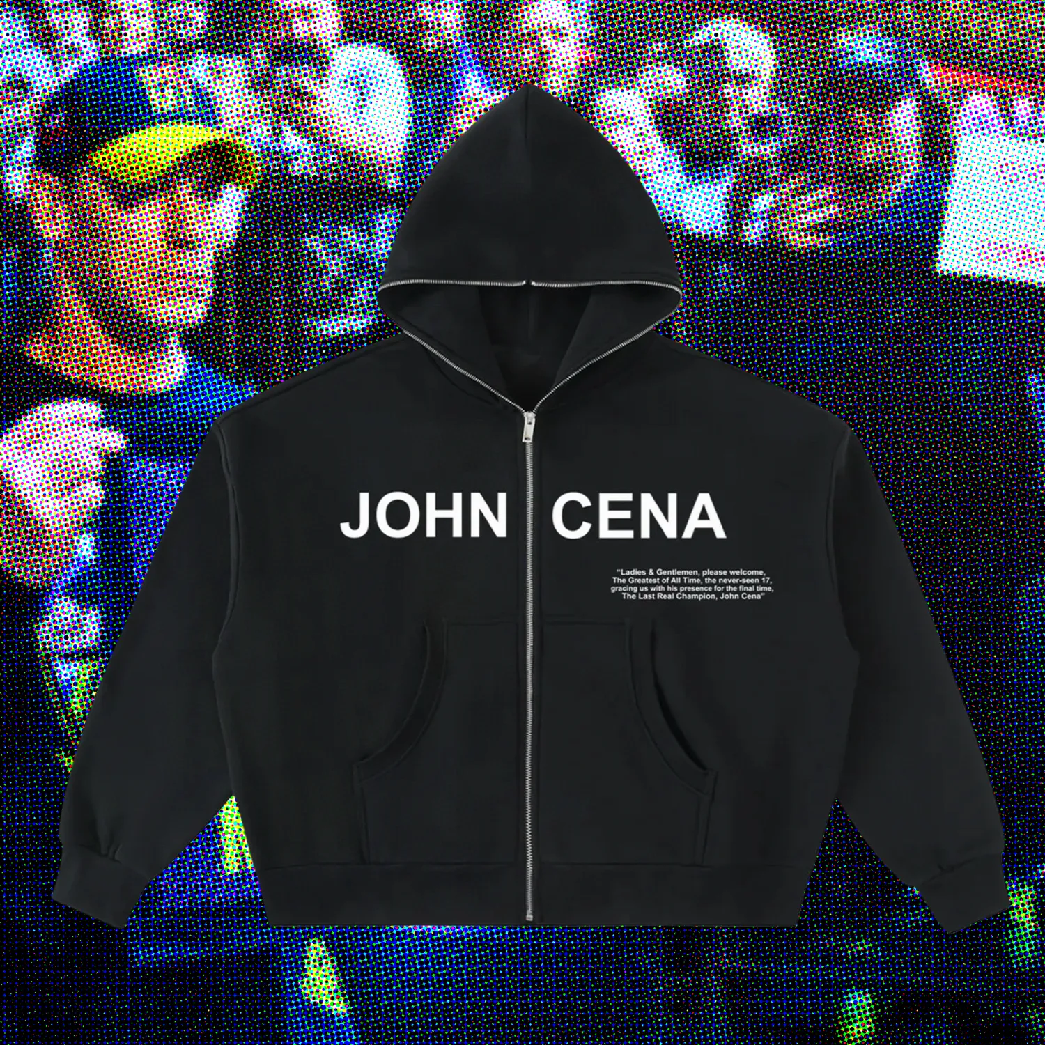 The Never Seen 17 Time Champion Full Zip Hoodie sold by Petals and Peacocks