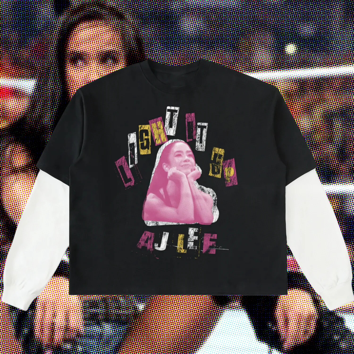 Light It Up Layered Long Sleeve Shirt sold by Petals and Peacocks