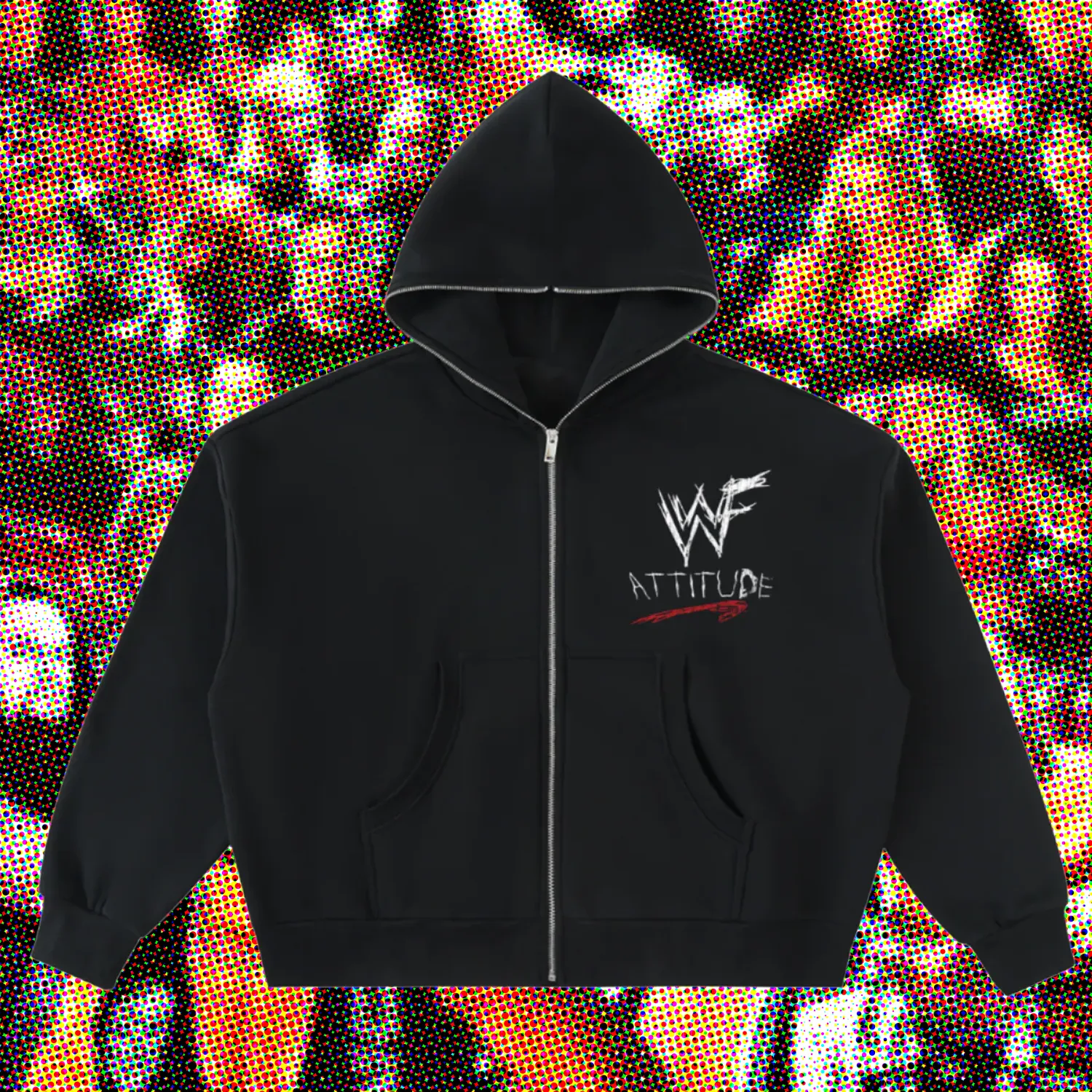 Attitude Full Zip Hoodie sold by Petals and Peacocks product image thumbnail 2