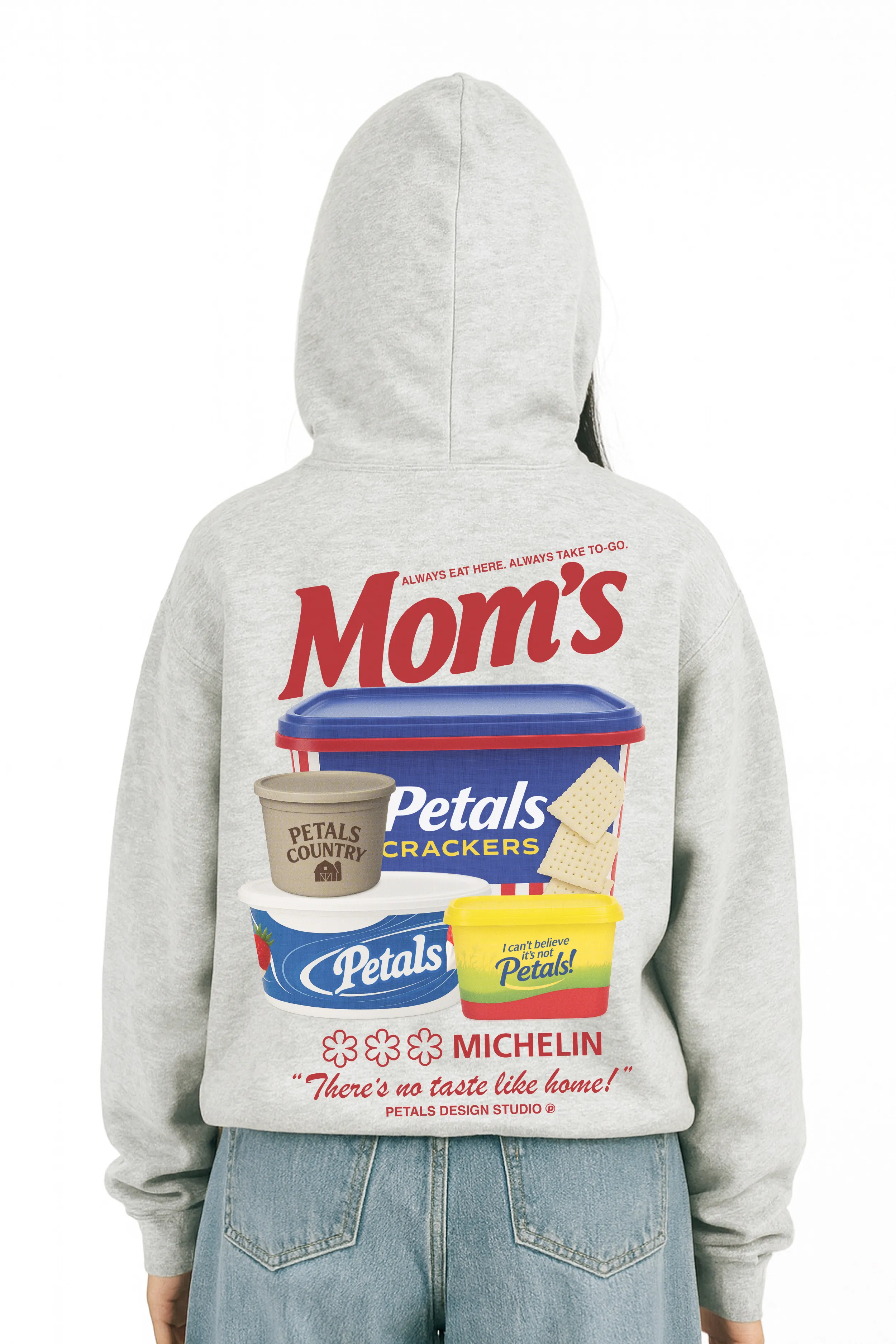 Mom's House Box Hoodie sold by Petals and Peacocks product image thumbnail 3