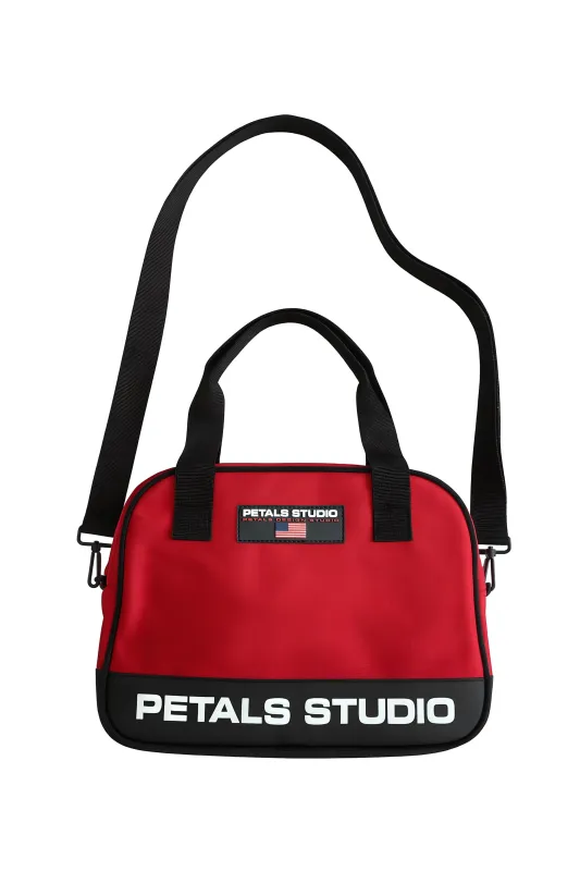 Petals Sport Nylon Bag in Red made by Petals and Peacocks