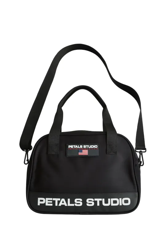 Petals Sport Nylon Bag in Black made by Petals and Peacocks