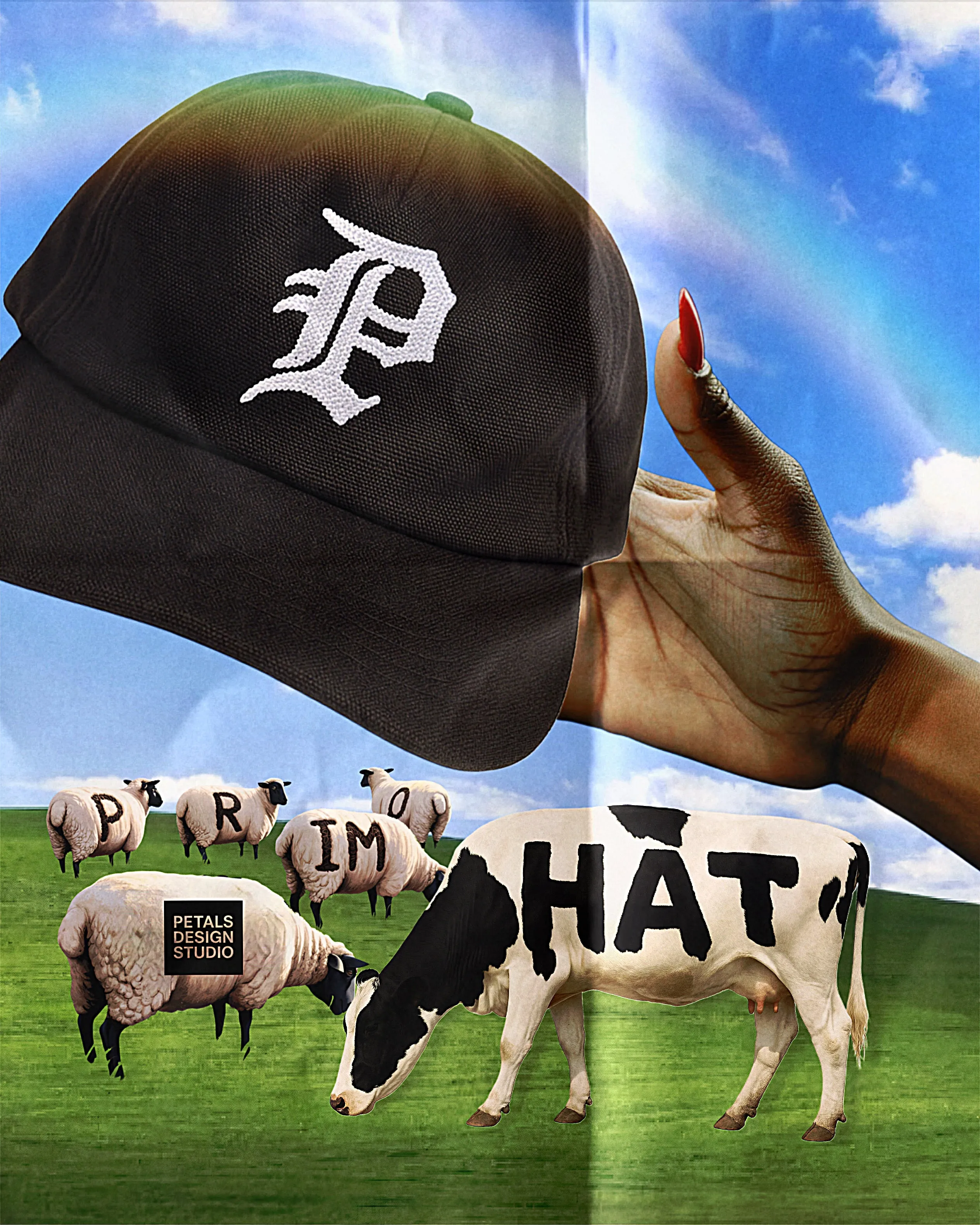Primo Chainstitch Hat sold by Petals and Peacocks product image thumbnail 3