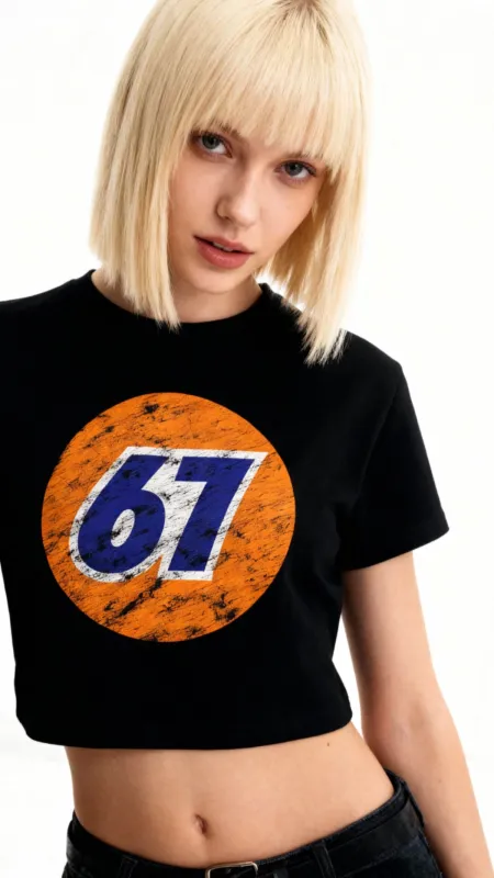 67 Cropped Tee sold by Petals and Peacocks