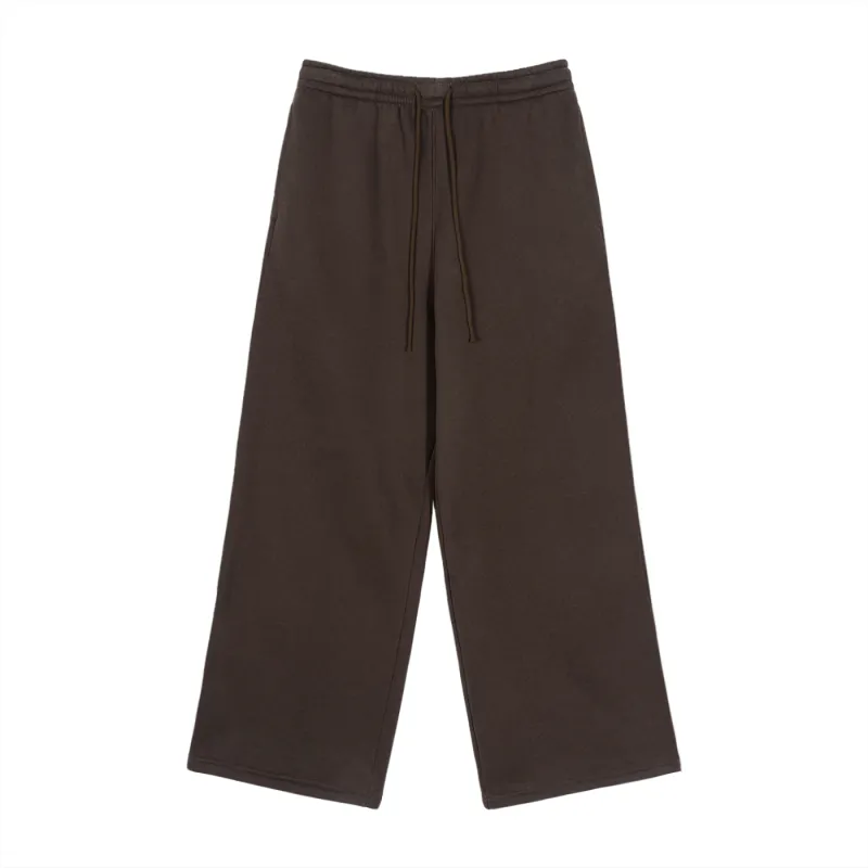 CORE: 380 GSM Straight Leg Sweatpants in Chocolate sold by Petals and Peacocks