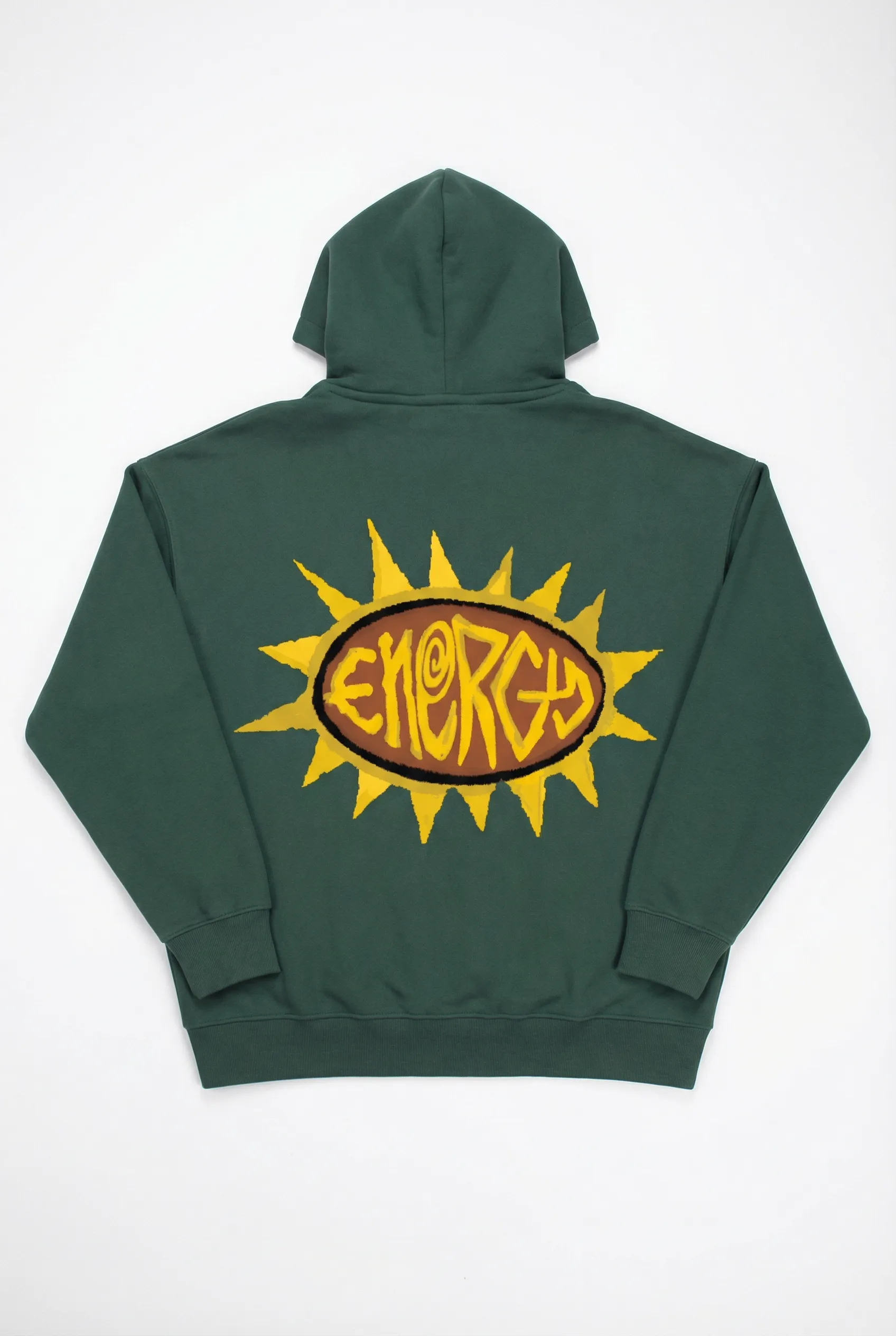 Energy Boxy Zip Hoodie in Green sold by Petals and Peacocks product image thumbnail 4