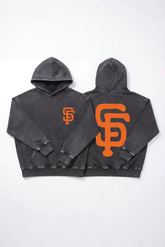 SF Bootleg Vintage Washed Hoodie made by Petals and Peacocks