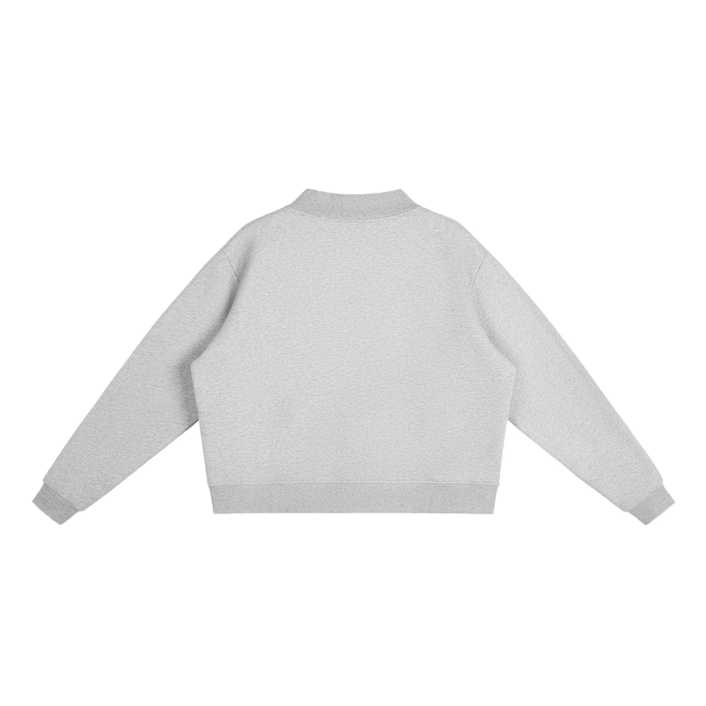 Women's The Finger Mock Neck Sweater in Grey sold by Petals and Peacocks product image thumbnail 2