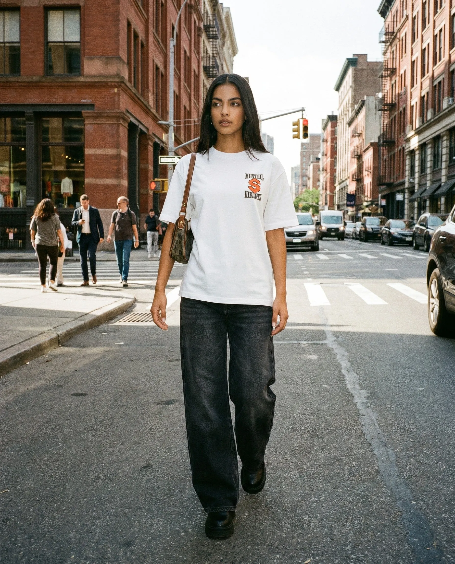 Mental Money Tee in White sold by Petals and Peacocks product image thumbnail 5