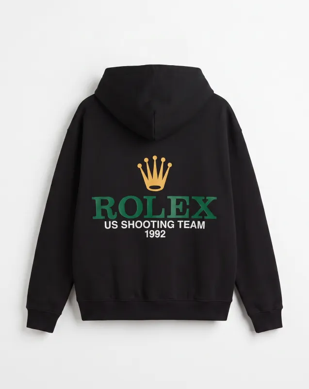 Timin’ Shooting Team Boxy Hoodie made by Petals and Peacocks
