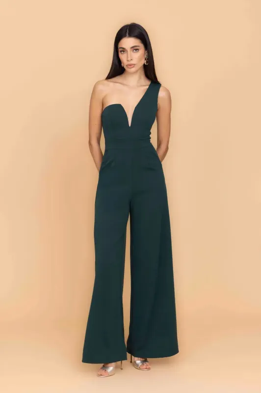 FLEUR Emerald Green Jumpsuit made by WalG