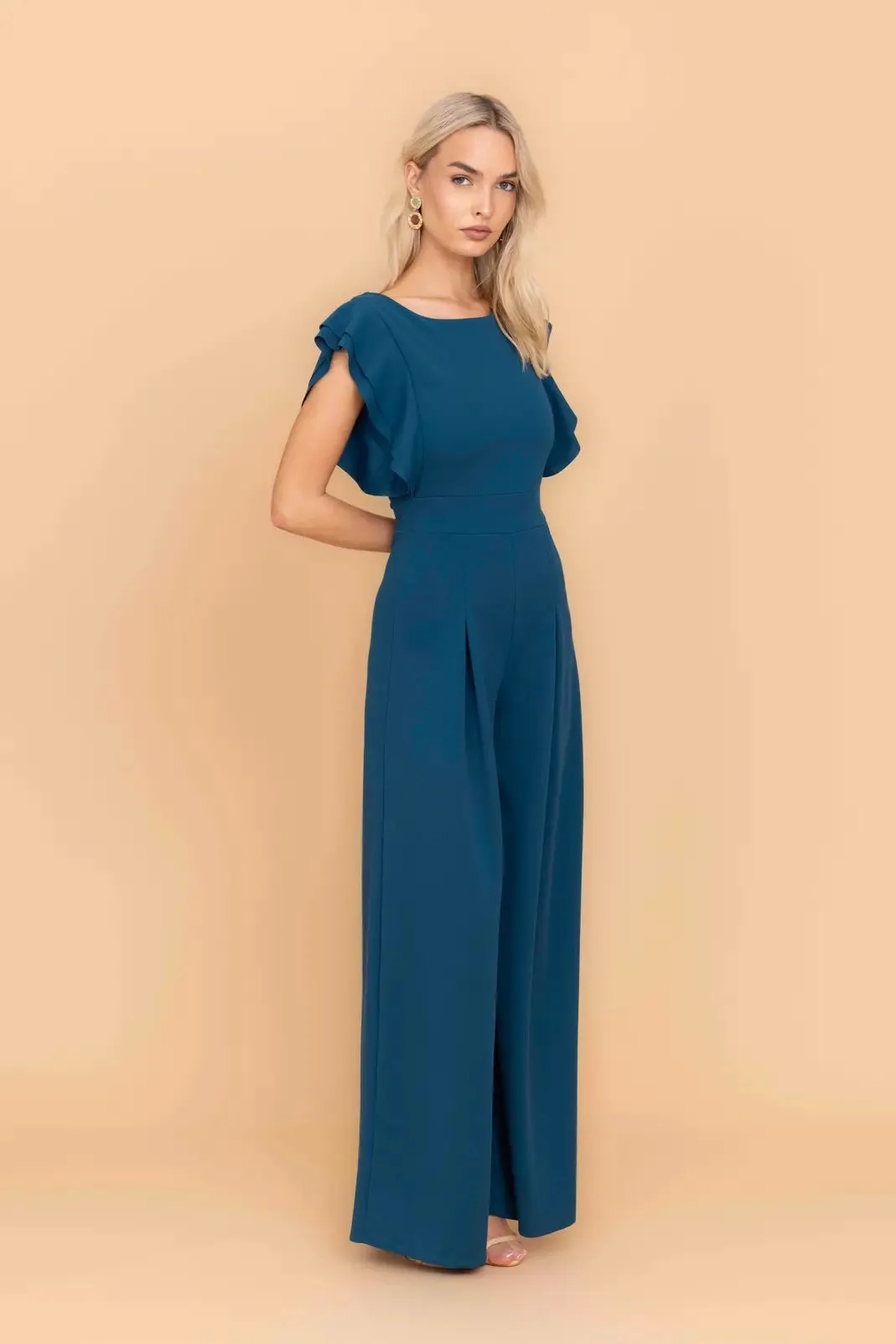 FRANCESCA Dark Teal Jumpsuit sold by WalG product image thumbnail 2