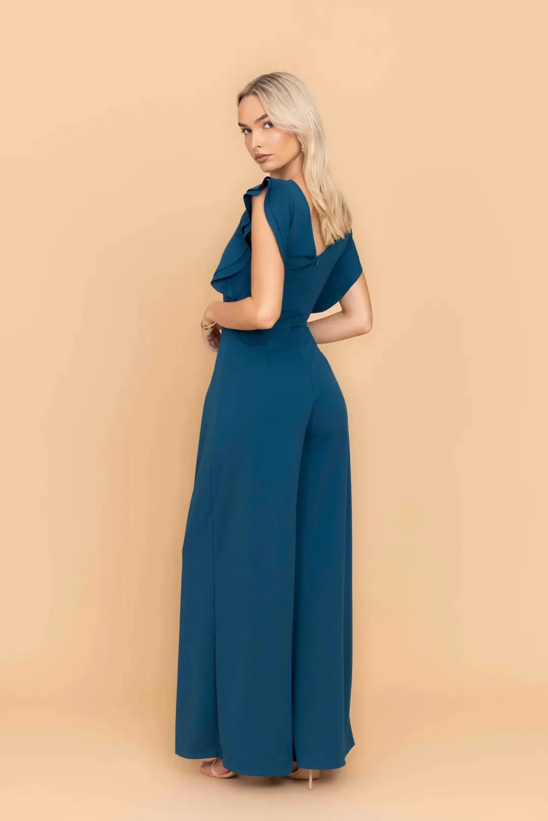 FRANCESCA Dark Teal Jumpsuit sold by WalG product image thumbnail 3