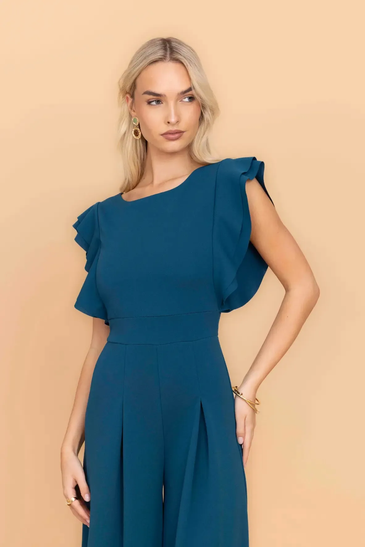 FRANCESCA Dark Teal Jumpsuit sold by WalG product image thumbnail 4