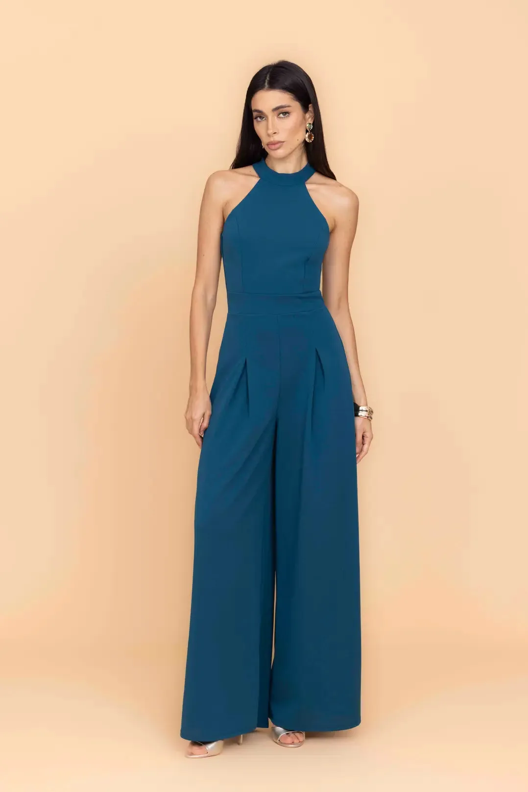 LEILA Dark Teal Jumpsuit sold by WalG product image thumbnail 2
