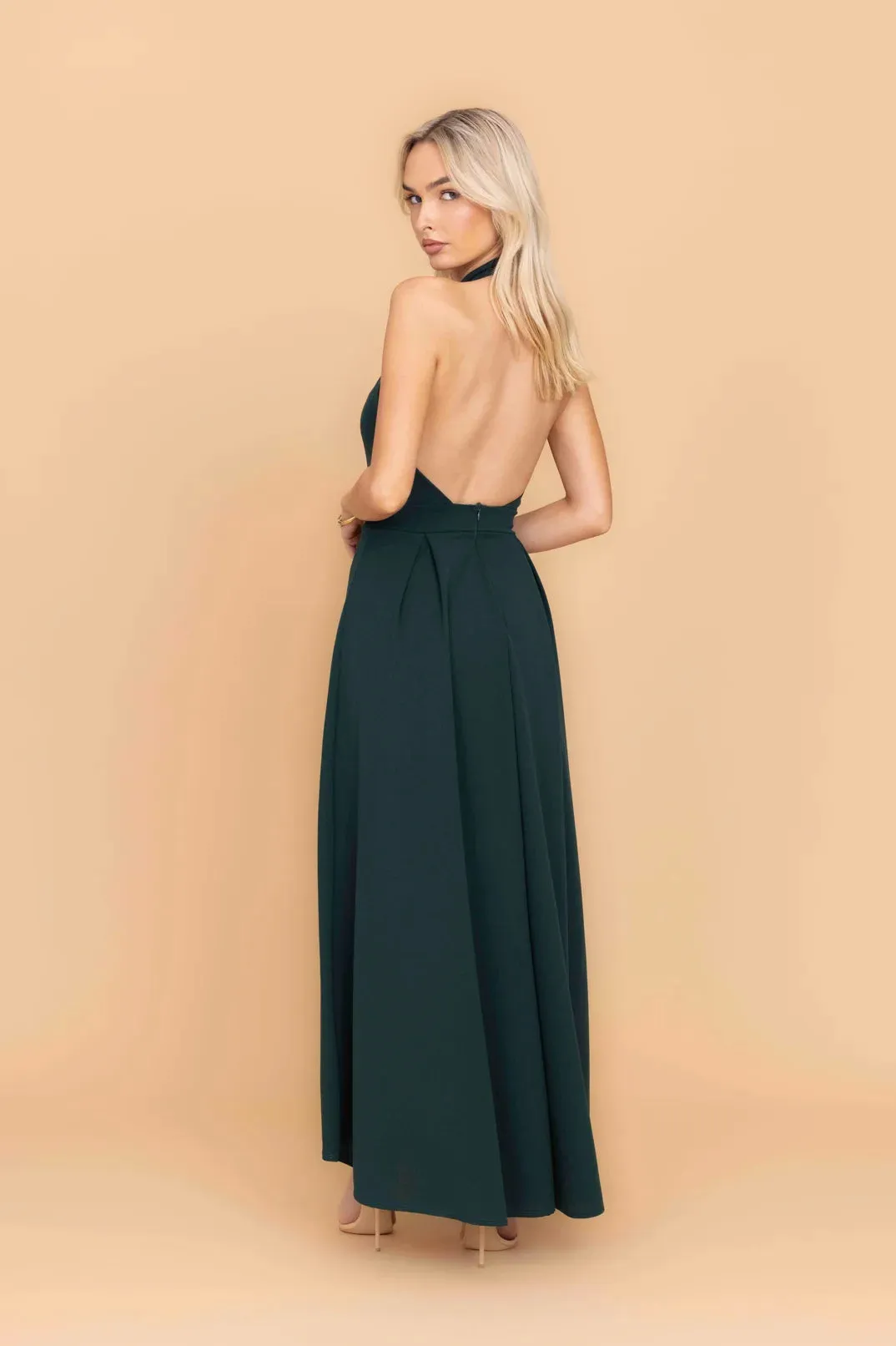 YANNY Forest Green Maxi Dress sold by WalG