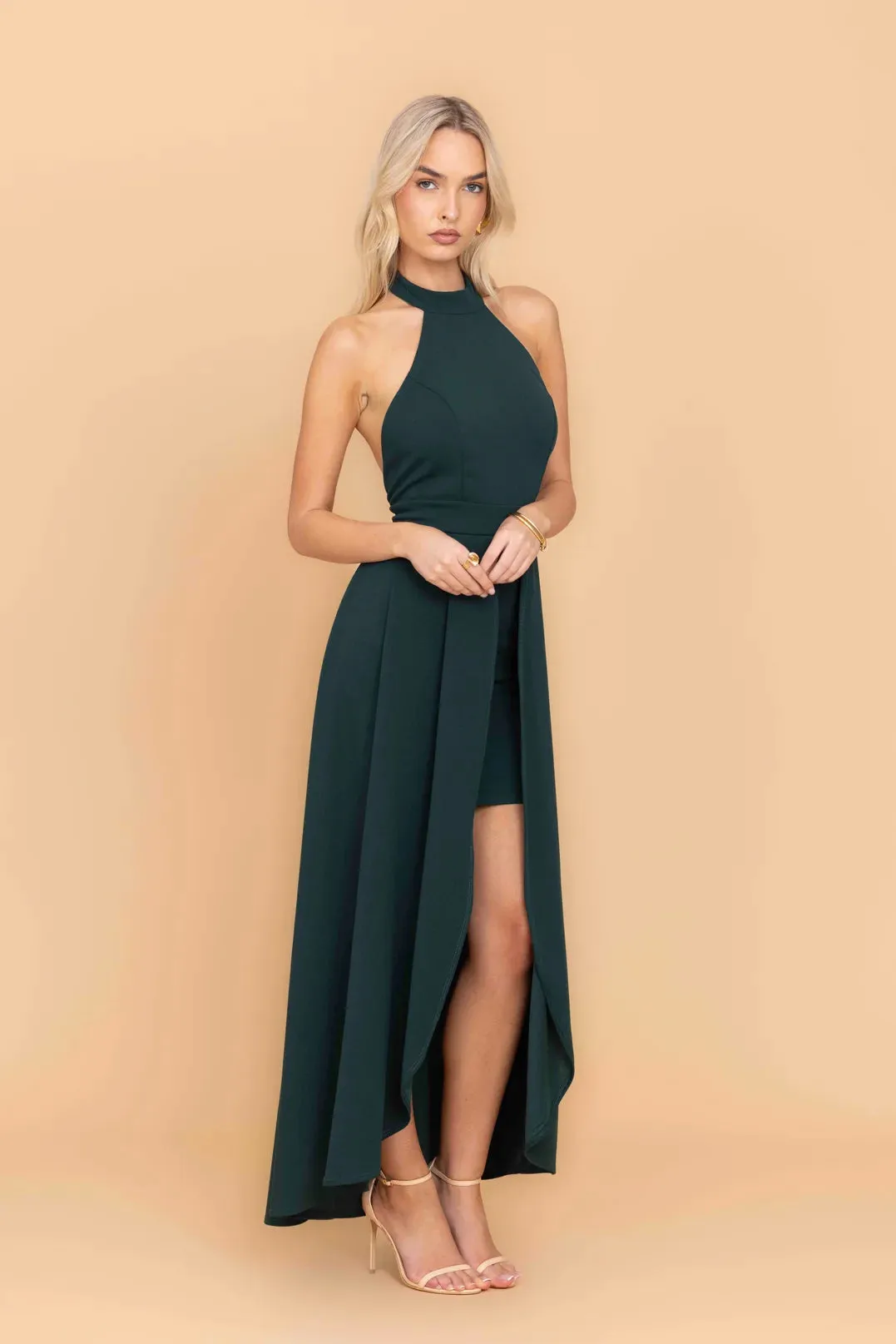 YANNY Forest Green Maxi Dress sold by WalG product image thumbnail 4