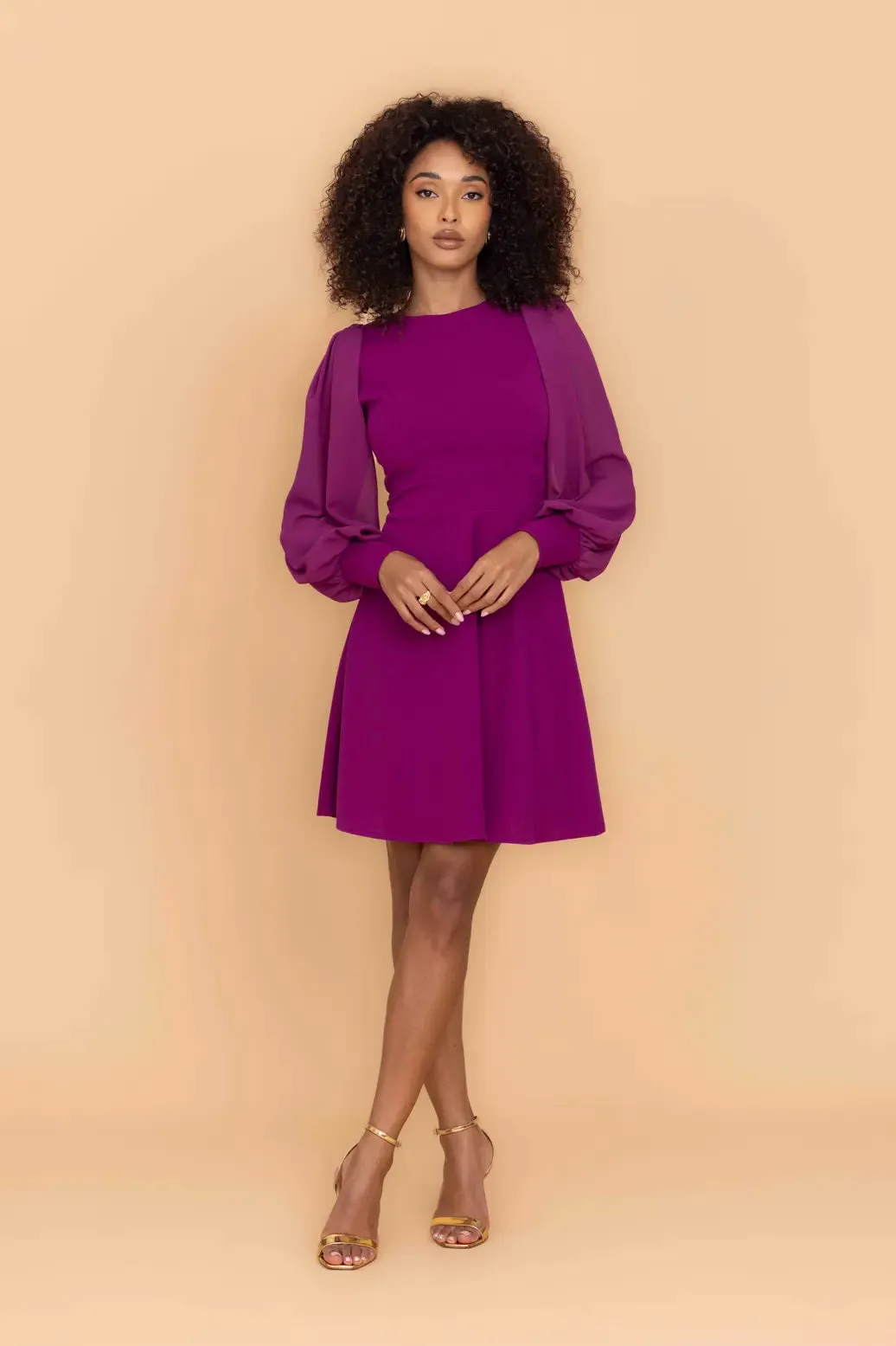 KAT Plum Mini Dress sold by WalG