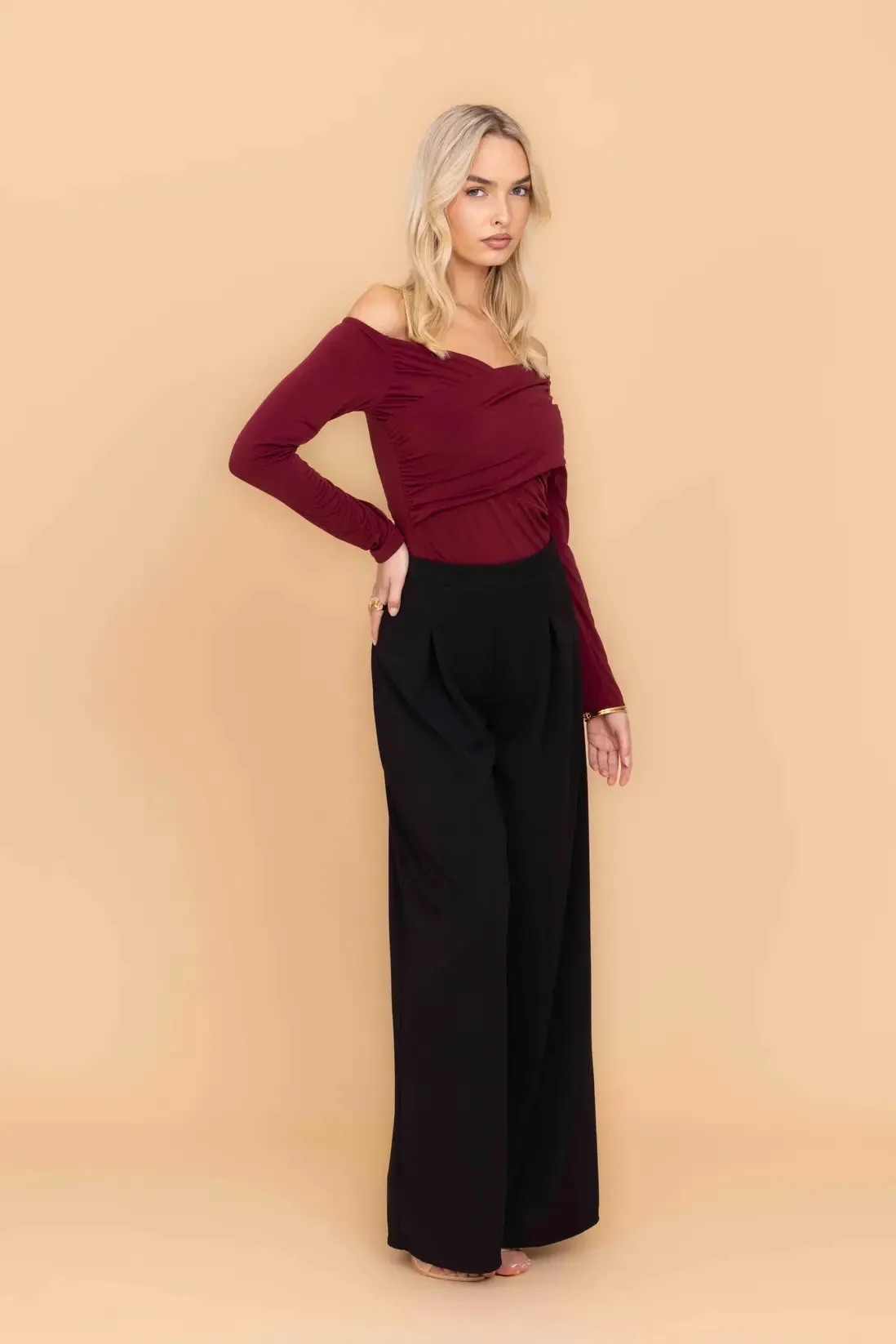 HALLE Wine Bodysuit sold by WalG