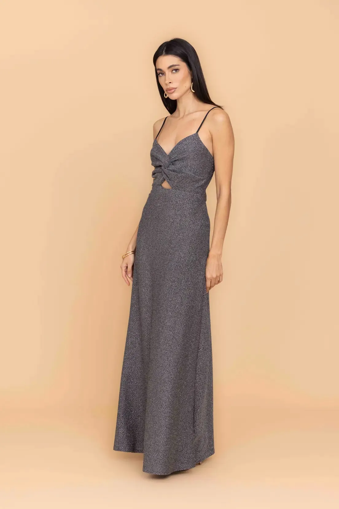 AMELIA Silver Maxi Dress sold by WalG product image thumbnail 3