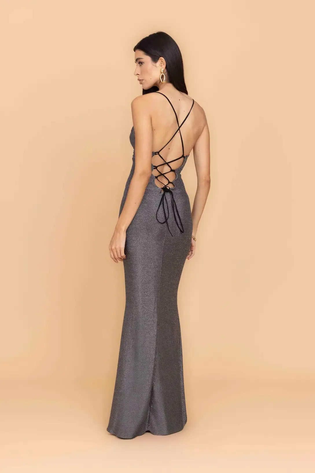 ARGENTINE Silver Maxi Dress sold by WalG product image thumbnail 2