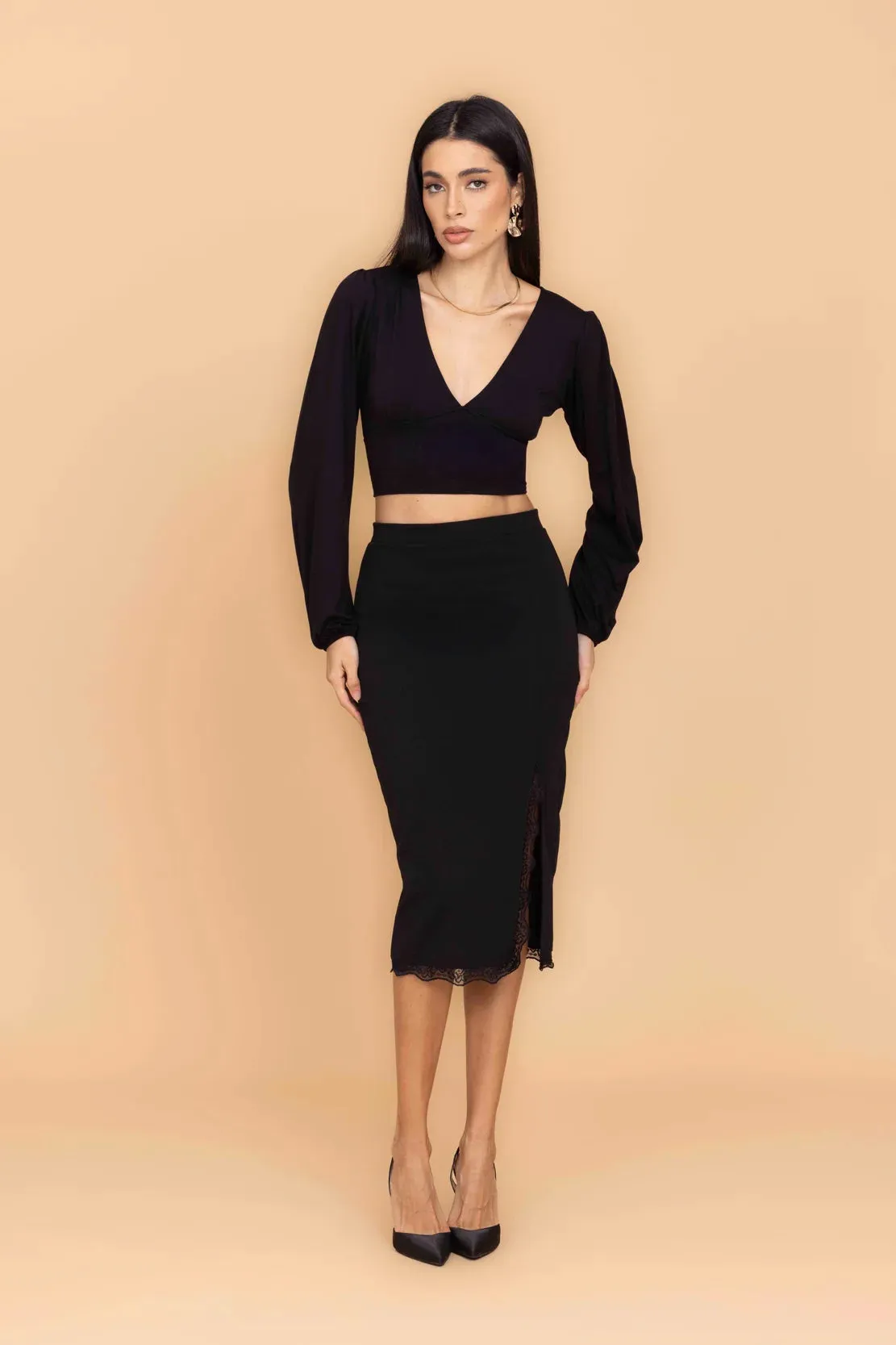 CRISSY Black Top sold by WalG