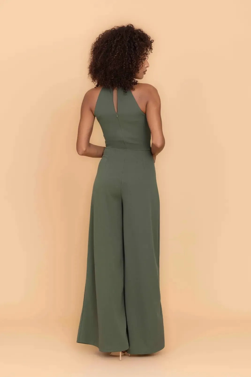 LEILA Dark Khaki Jumpsuit sold by WalG product image thumbnail 4
