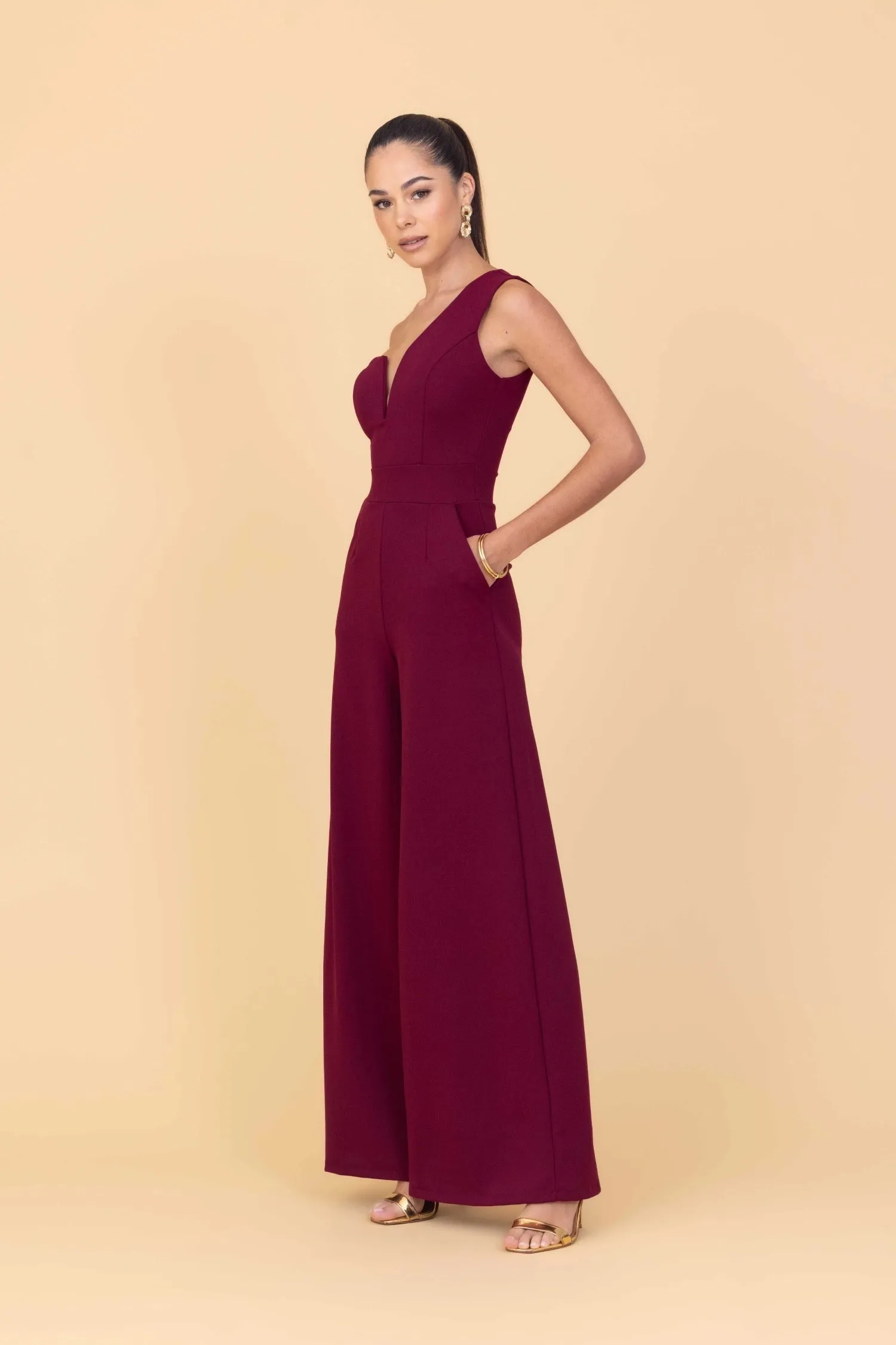 FLEUR Wine Jumpsuit sold by WalG product image thumbnail 2