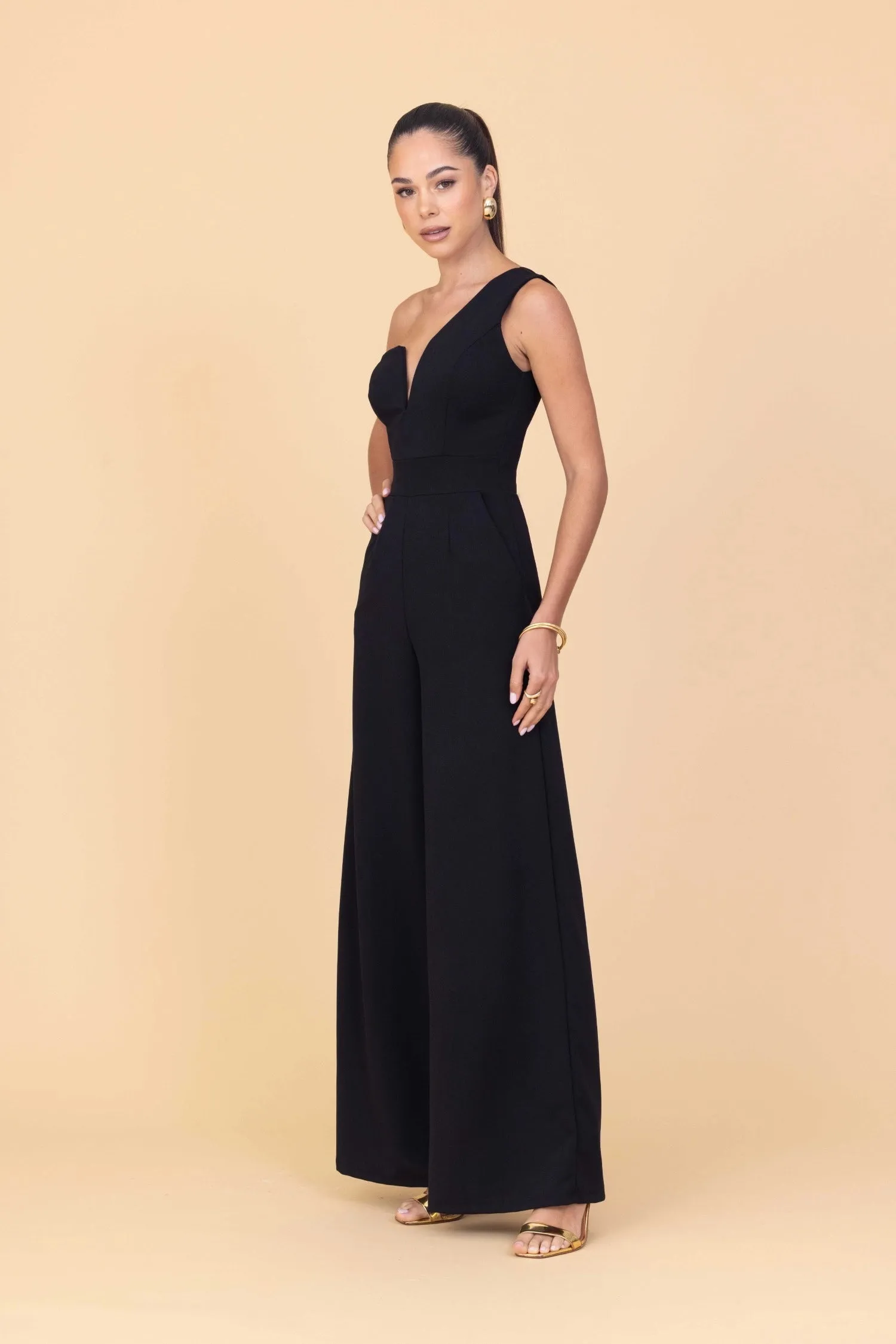 FLEUR Black Jumpsuit sold by WalG product image thumbnail 4