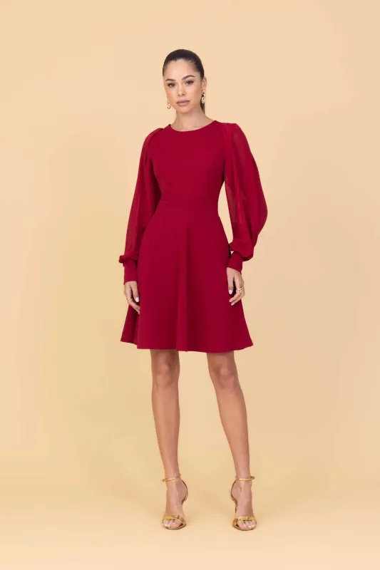 KAT Cherry Red Mini Dress made by WalG