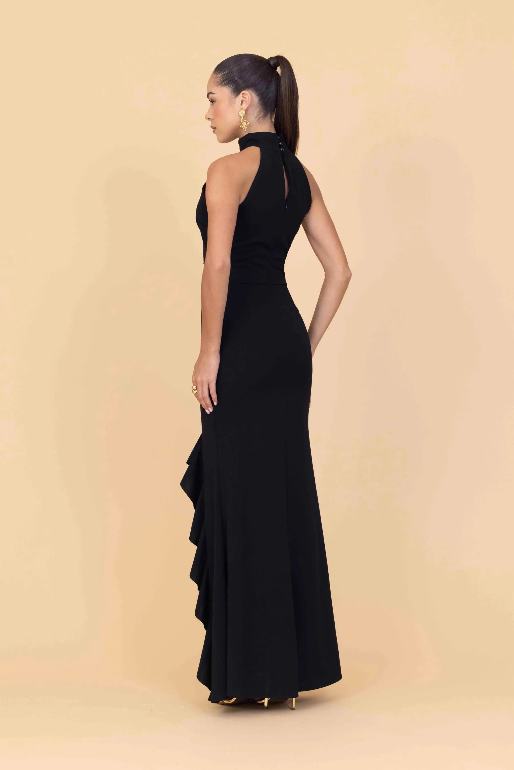 CLAUDINE Black Maxi Dress sold by WalG product image thumbnail 2