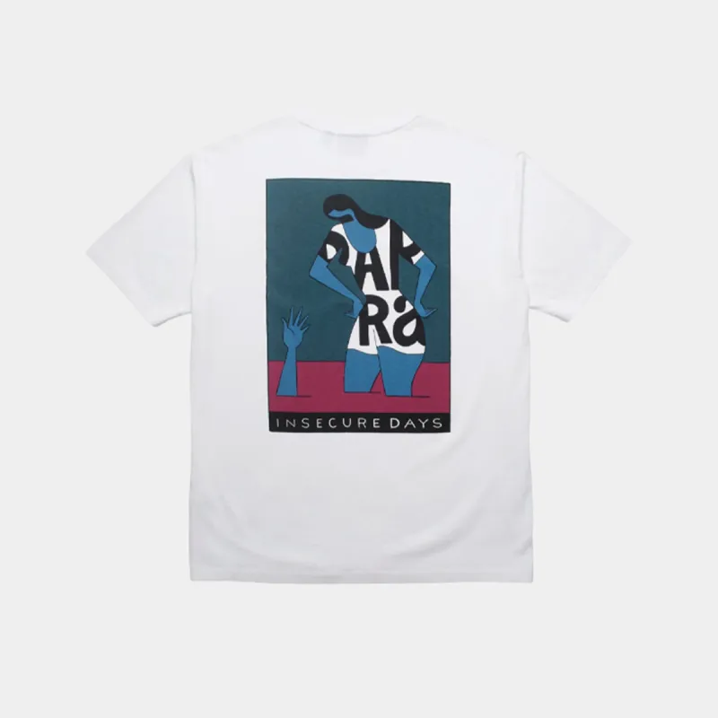 INSECURE DAYS T-SHIRT WHITE made by Hobbyism
