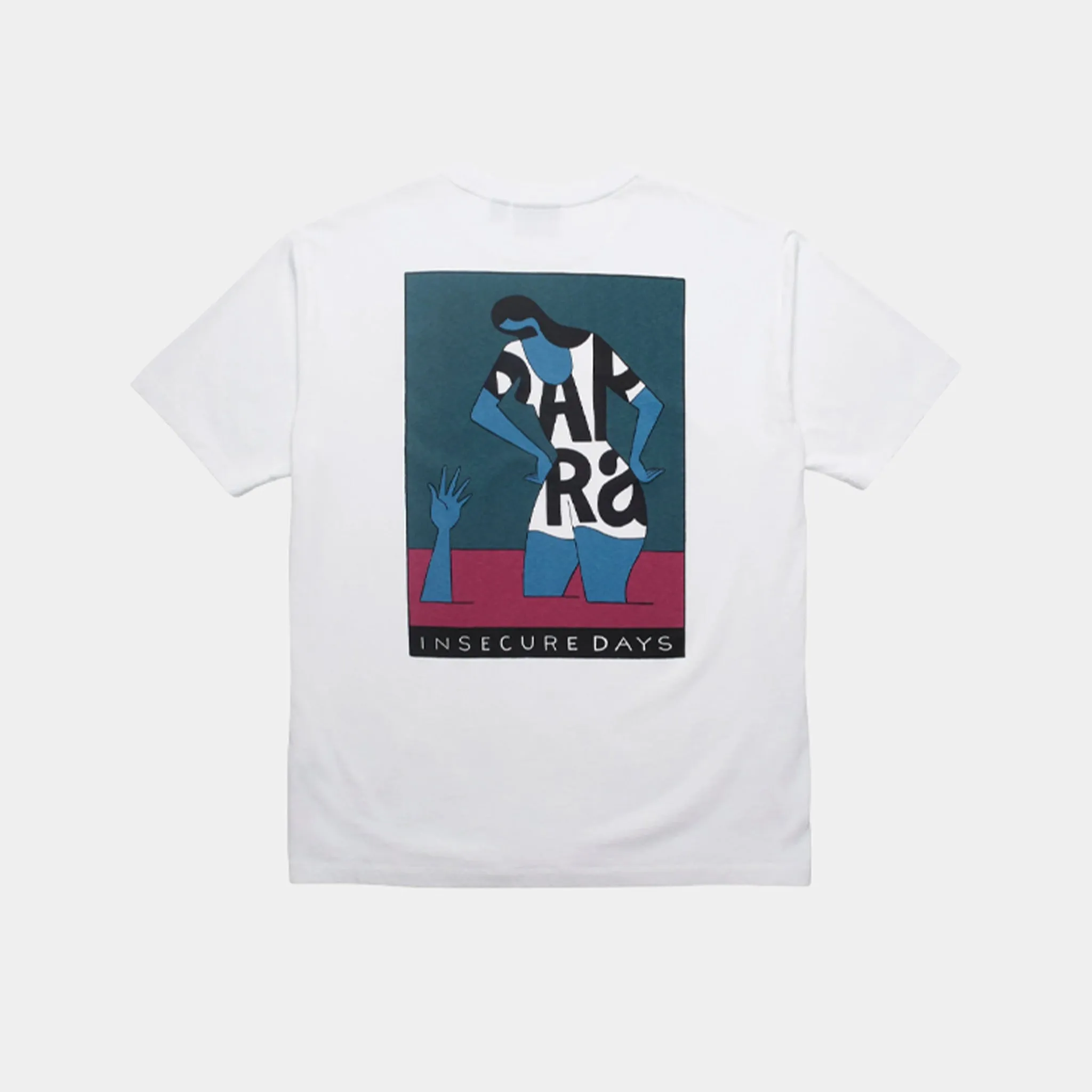 INSECURE DAYS T-SHIRT WHITE sold by Hobbyism