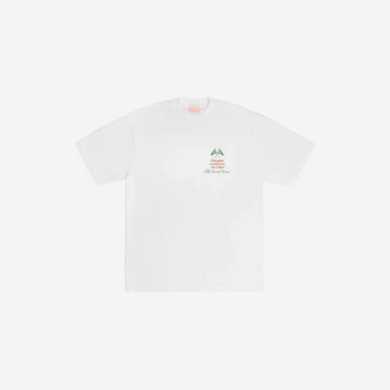 FLOWERS AT HOME TEE WHITE sold by Hobbyism