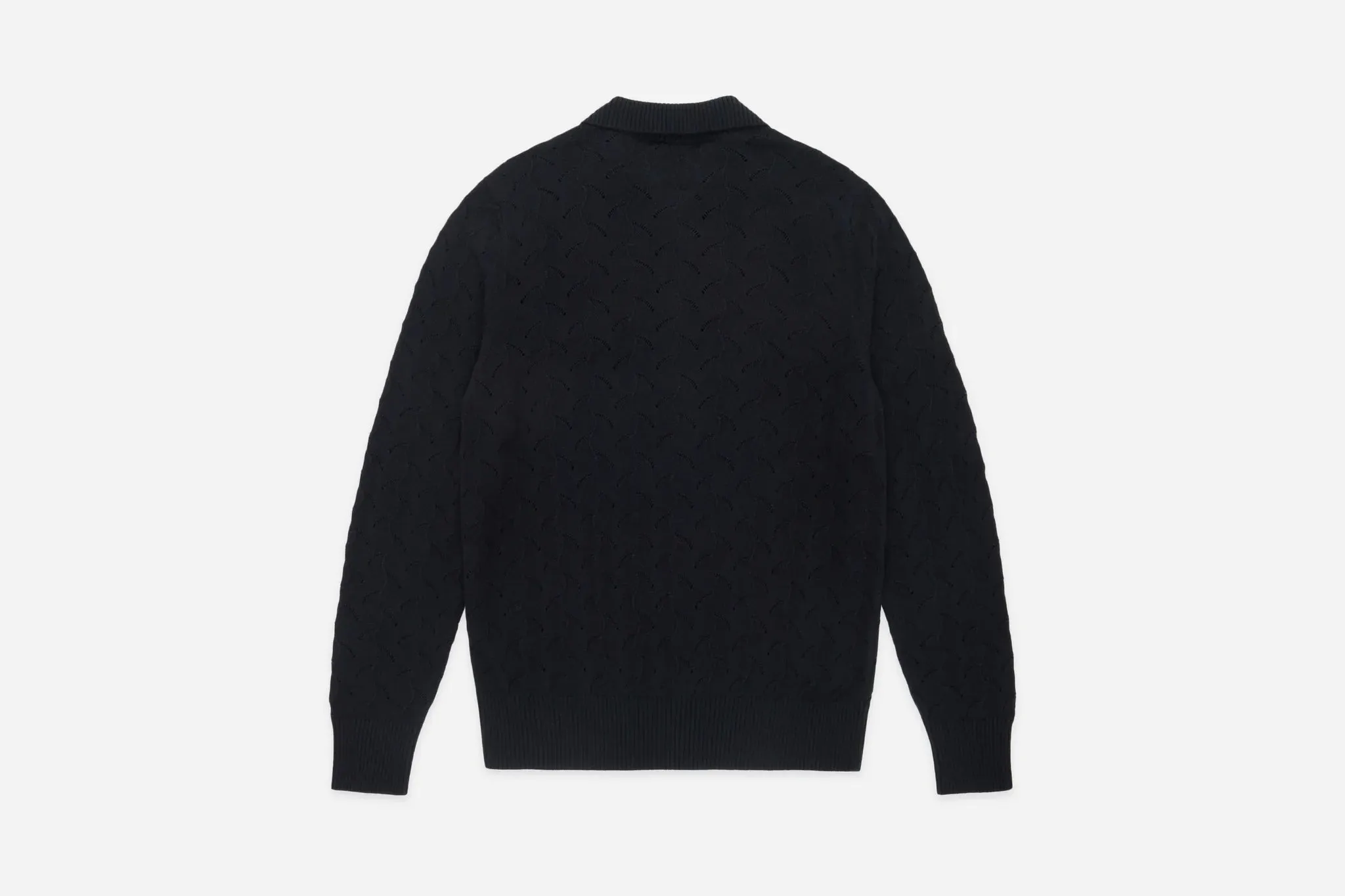 LACE KNIT CARDIGAN BLACK sold by Hobbyism product image thumbnail 2