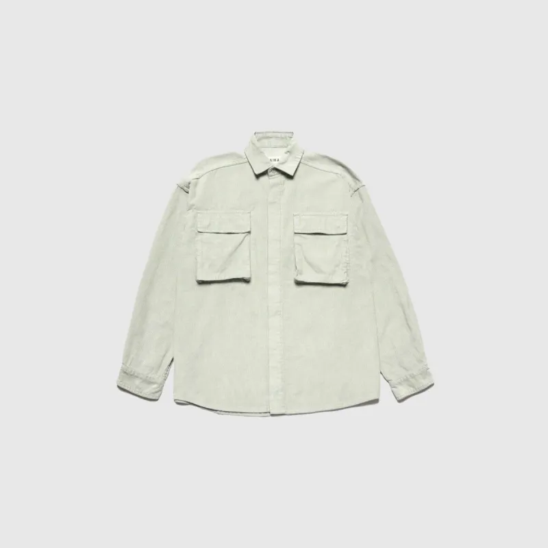 CORDUROY SHIRT JACKET LIGHT MINT sold by Hobbyism