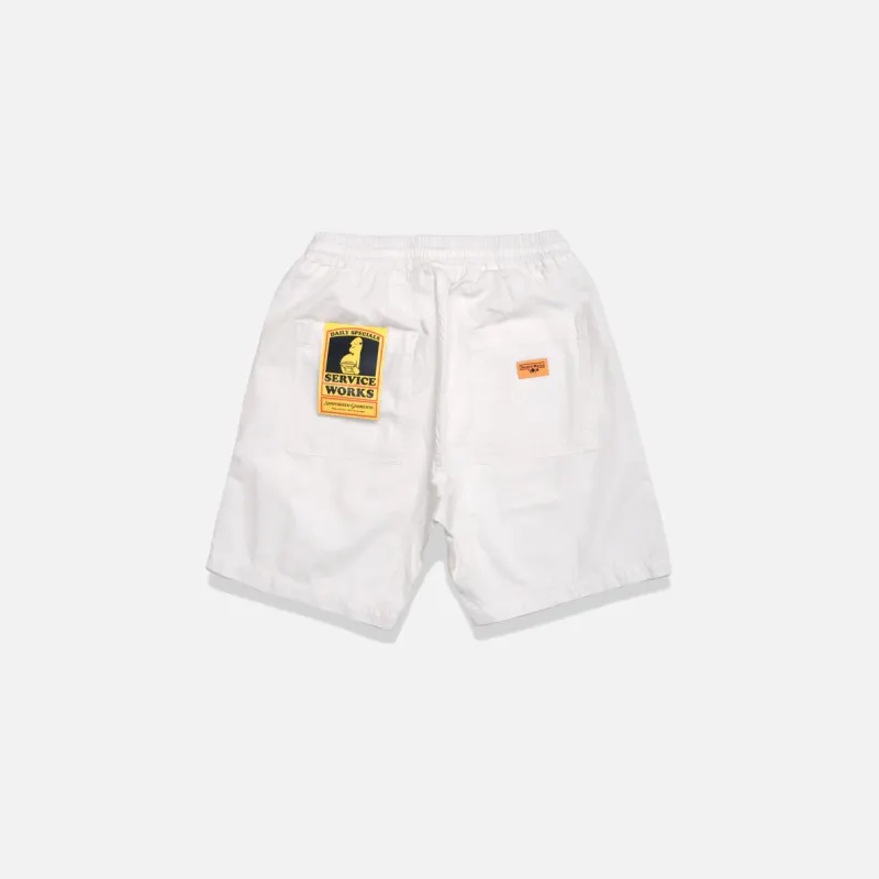 RIPSTOP CHEF SHORTS OFF WHITE sold by Hobbyism