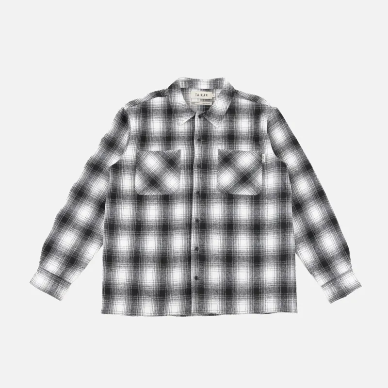 HEAVYWEIGHT PLAID SHIRT BLACK sold by Hobbyism