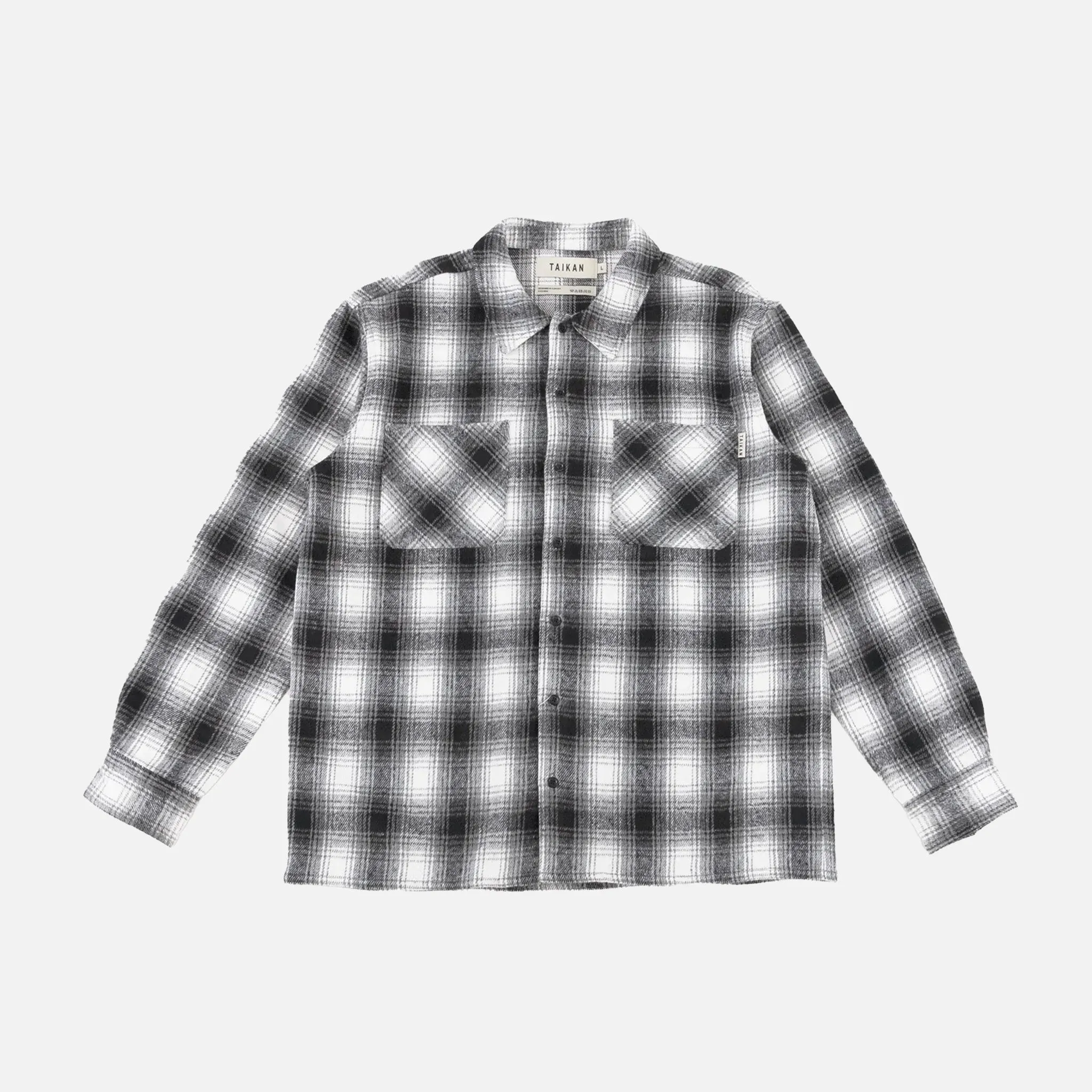 HEAVYWEIGHT PLAID SHIRT BLACK sold by Hobbyism