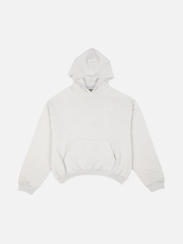 SCRIPT LOGO HOODIE - GREY sold by Hobbyism