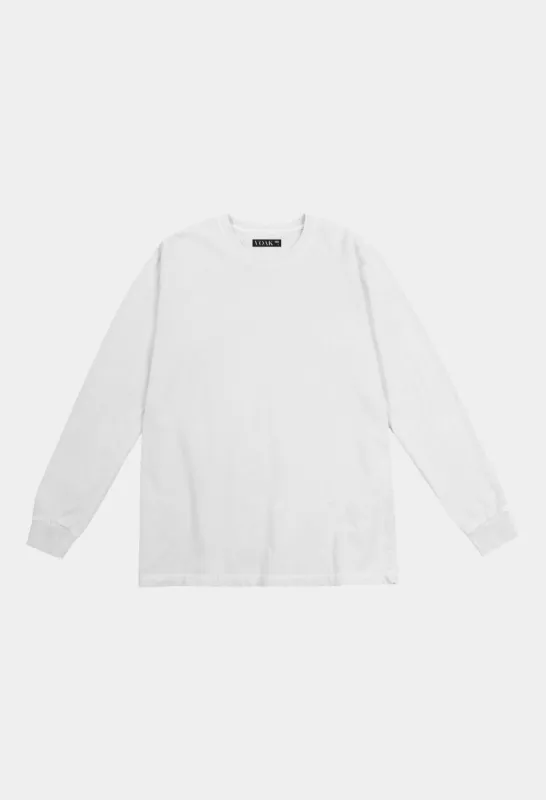 PORTER LONGSLEEVE WHITE made by Hobbyism