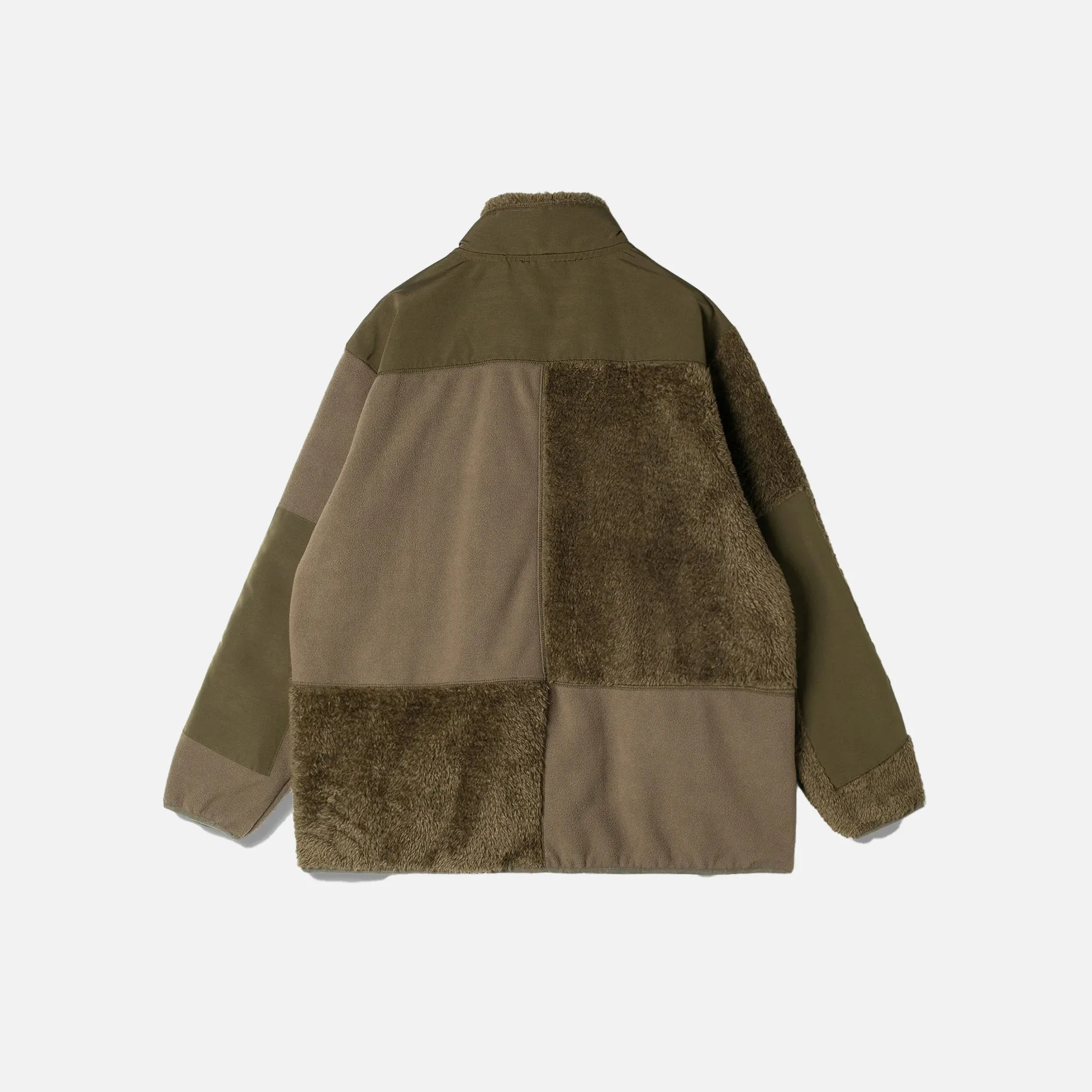 PATCHWORK FLEECE JACKET OLIVE sold by Hobbyism product image thumbnail 2