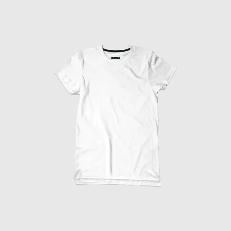 RIVAL SPLIT HEM T-SHIRT WHITE sold by Hobbyism