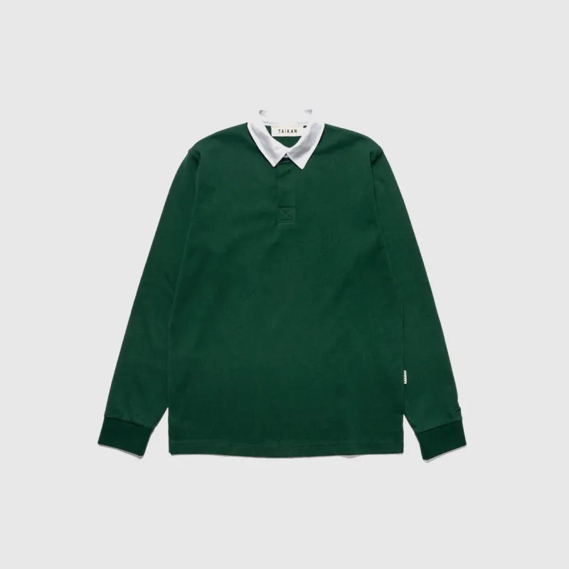 LONGSLEEVE POLO SHIRT FOREST GREEN sold by Hobbyism
